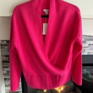 Splendid pink 100% Cashmere Sundance Sweater